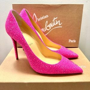 Christian Louboutin Kate Strass Pumps Pink 40 10
